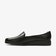 Georgia Loafer Black Leather | Clarks for sale