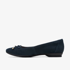 Candra Light Navy Suede | Clarks online