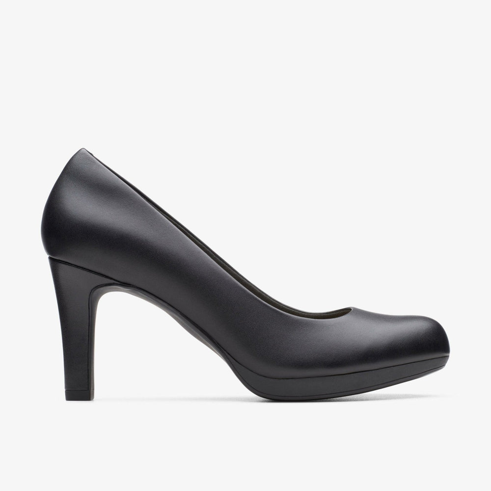 Adriel Viola Black Leather | Clarks discount