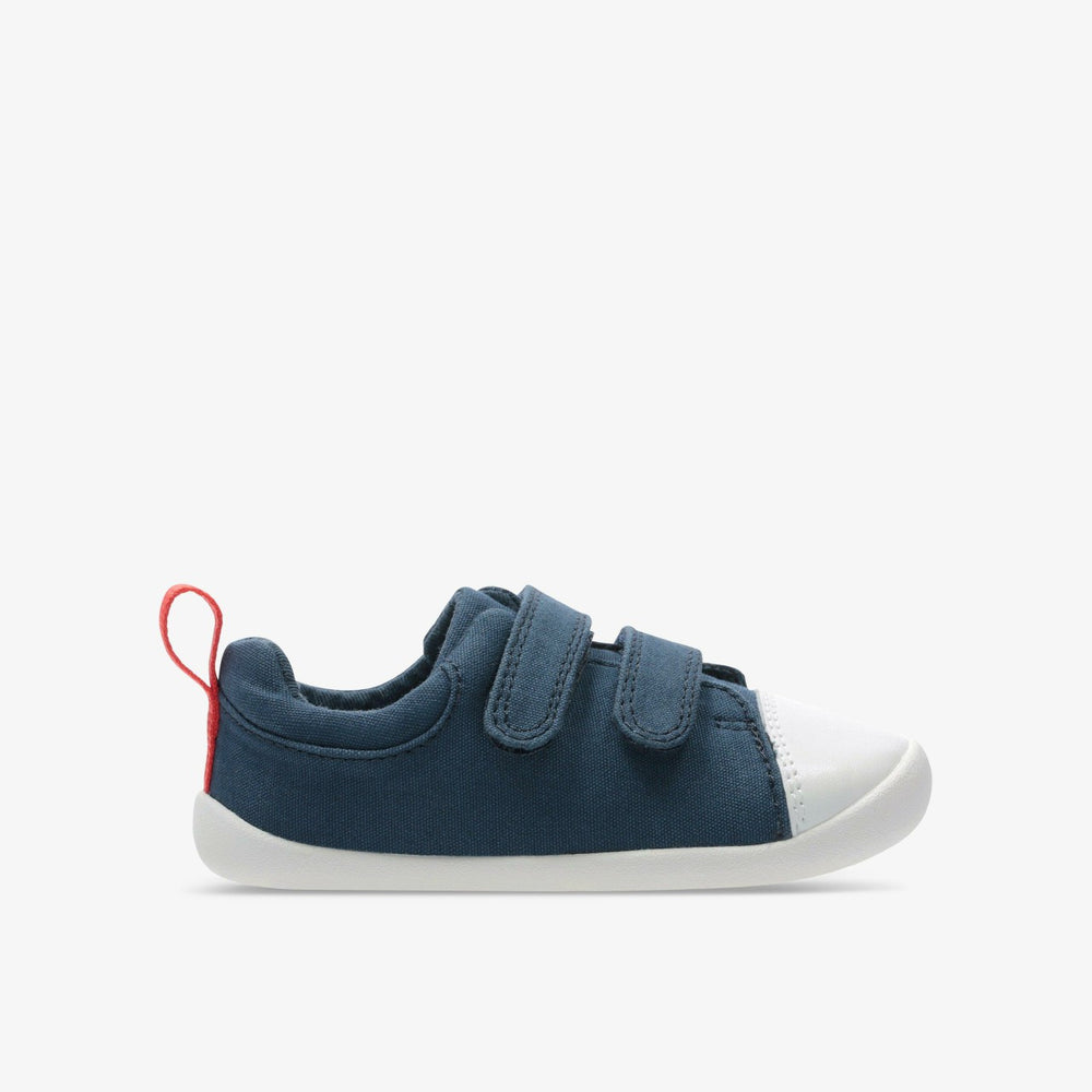 Roamer Craft Toddler Navy Canvas | Clarks online