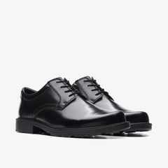 Kerton Lace Black Leather | Clarks for sale