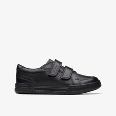 Fawn Strap Kid Black Leather | Clarks for sale