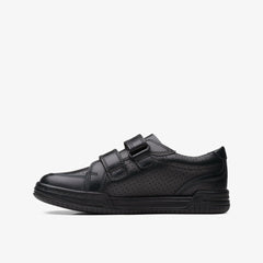 Fawn Strap Kid Black Leather | Clarks for sale
