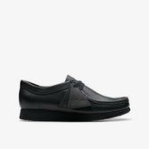 Wallabee Older Black Leather | Clarks for sale