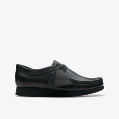 Wallabee Older Black Leather | Clarks for sale