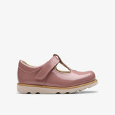 Crown Teen Toddler Dusty Pink Patent | Clarks online