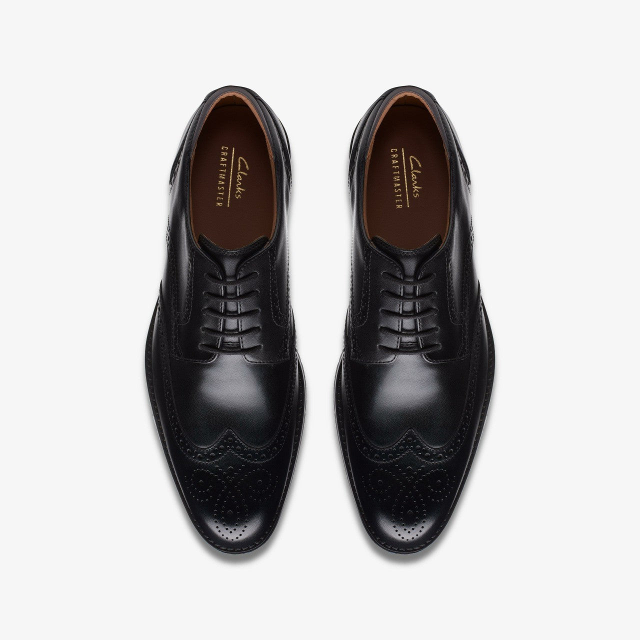 Craft Arlo Limit Brogue Black Leather | Clarks for sale