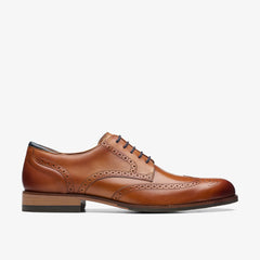 Craft Arlo Limit Brogue Tan Leather | Clarks outlet