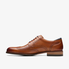 Craft Arlo Limit Brogue Tan Leather | Clarks outlet