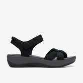 Arla Shore Black Textile | Clarks on Sale