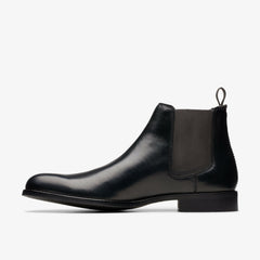 Craft Arlo Top Chelsea Boot Black Leather | Clarks outlet