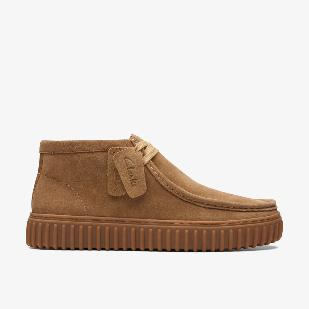 Torhill Hi Dark Sand Suede | Clarks on Sale
