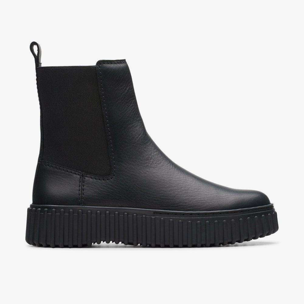 Torhill Maple Ankle Boot Black Leather | Clarks outlet