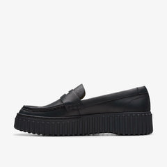Torhill Penny Loafer Black Leather | Clarks outlet