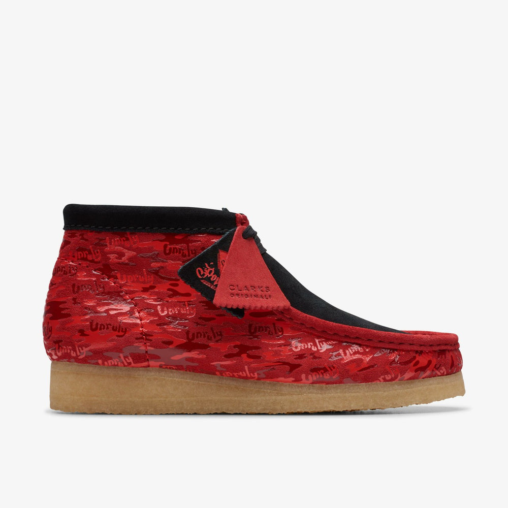 Wallabee Boot Red Camouflage | Clarks on Sale