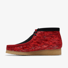 Wallabee Boot Red Camouflage | Clarks on Sale