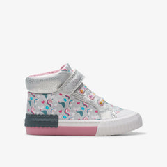 Foxing Halo Hi Toddler Silver | Clarks Sale