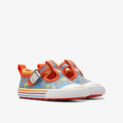 Foxing Fish Toddler Grey Print | Clarks on Sale