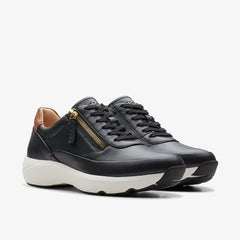 Tivoli Zip Black Leather | Clarks online
