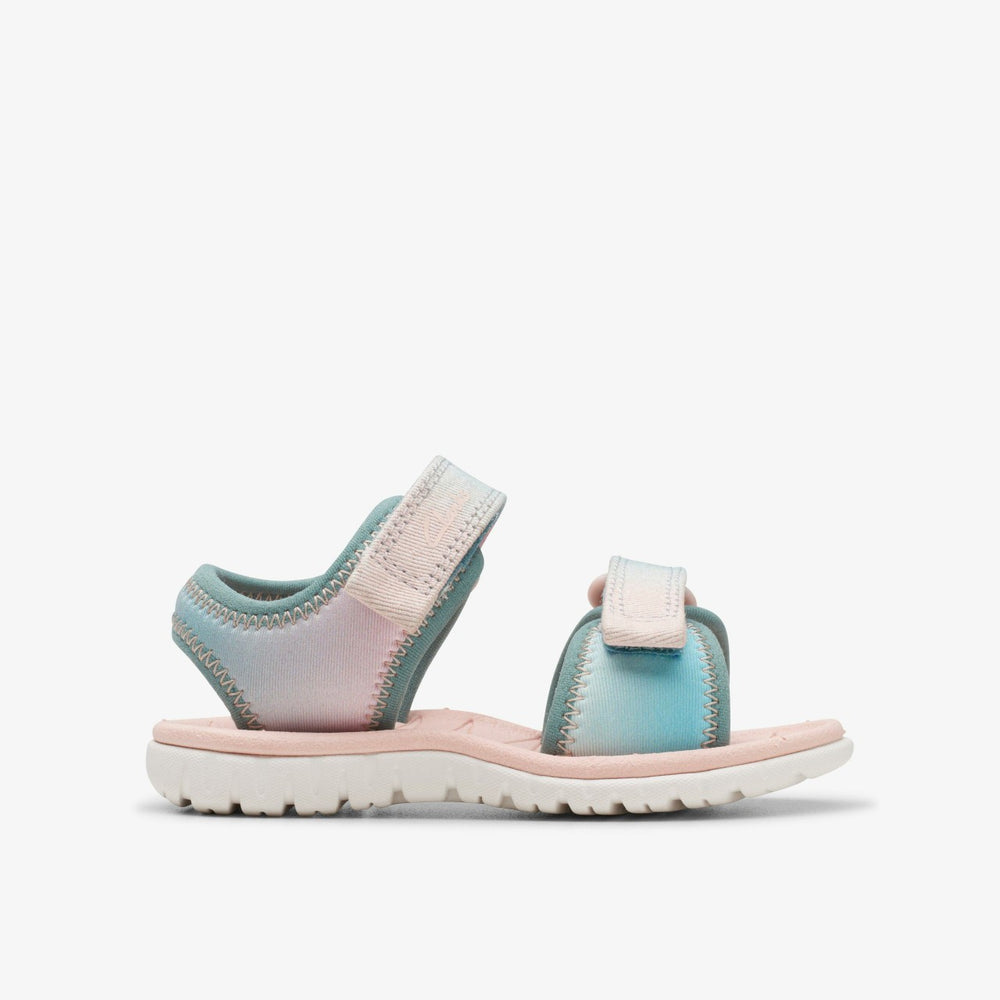 Surfing Tide Toddler Pastel | Clarks for sale