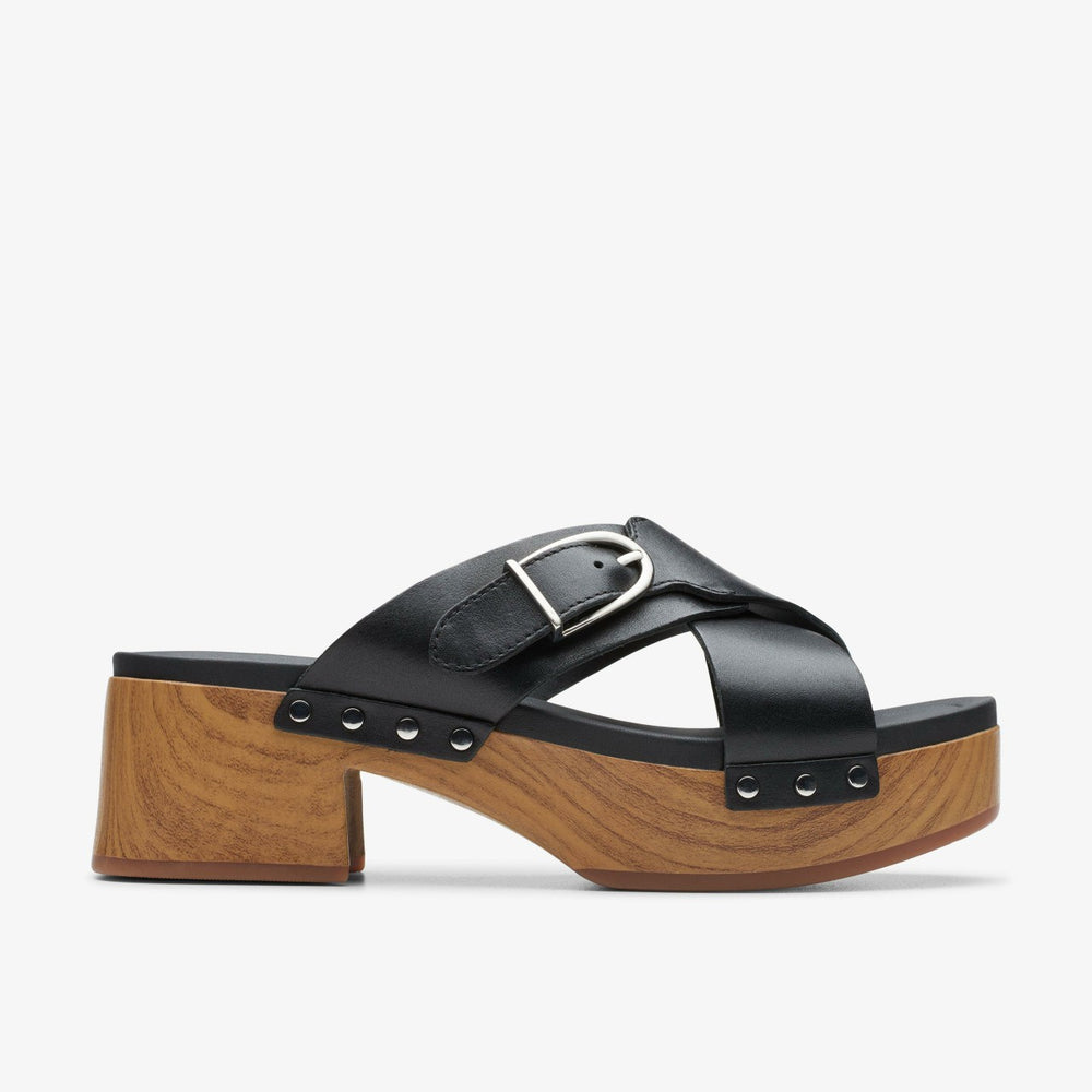 Sivanne Walk Black Leather | Clarks online
