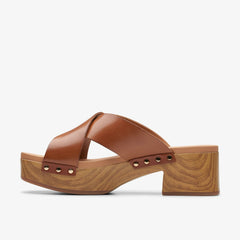 Sivanne Walk Tan Leather | Clarks for sale