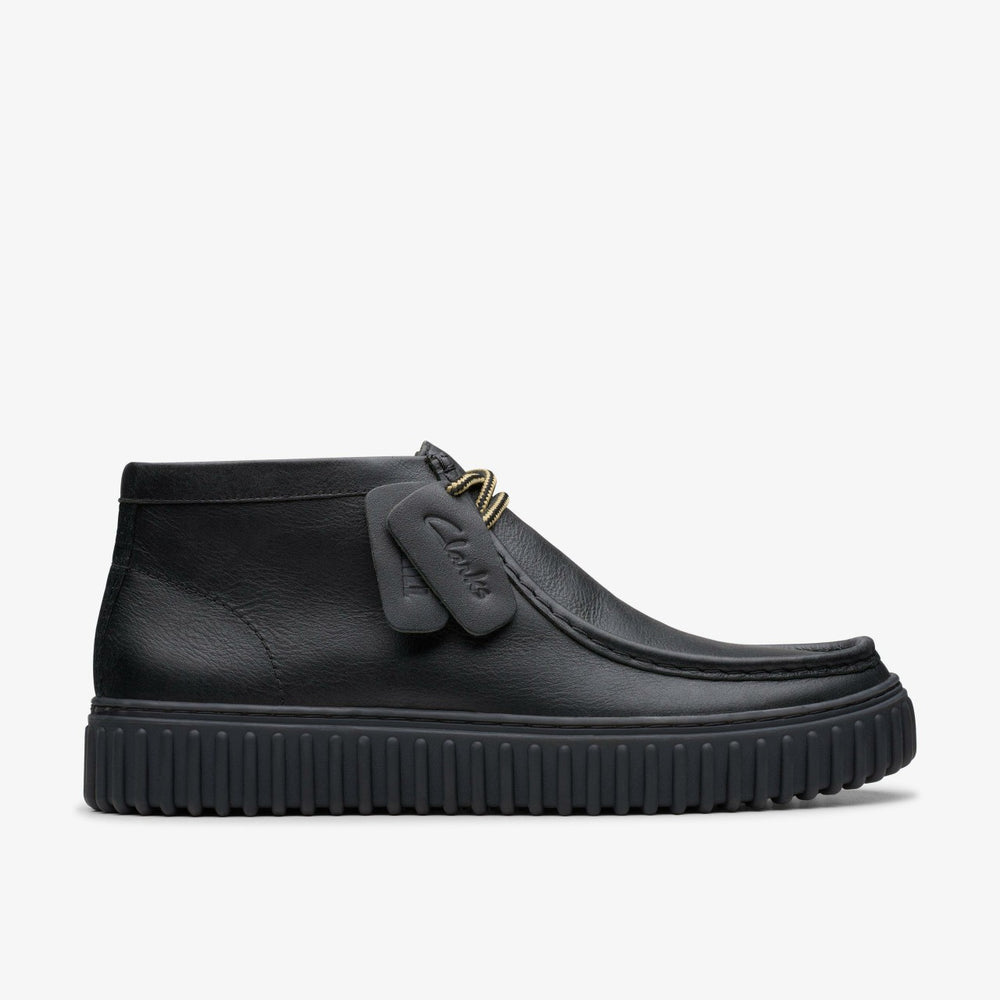 Torhill Hi Black Leather | Clarks outlet