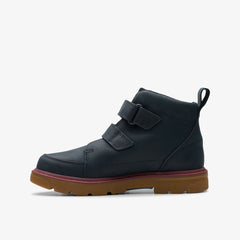 Lorcam Hi Older Navy | Clarks for sale