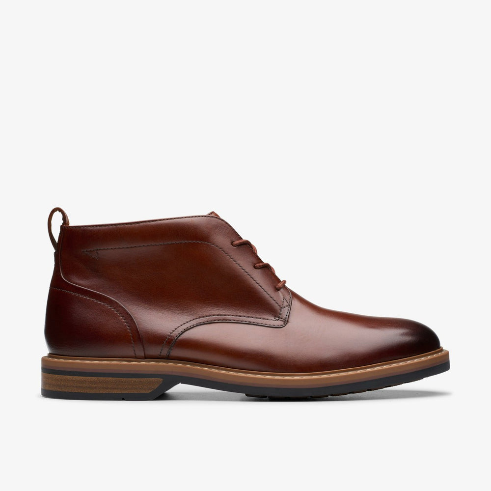 Aldwin Chukka Mid Tan Leather | Clarks discount