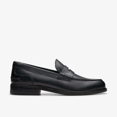 Craft James Lo Loafer Black Leather | Clarks for sale