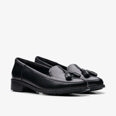 Havisham Edge Loafer Black Leather | Clarks on Sale