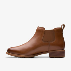 Havisham Top Ankle Boot Tan Leather | Clarks outlet