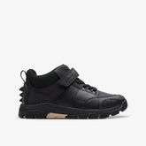 Steggy 2 Glow Kid Black Leather | Clarks discount