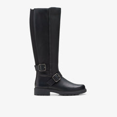 Orinoco2 Tall Black Leather | Clarks on Sale