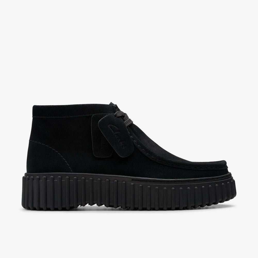 Torhill Moss Black Suede | Clarks discount