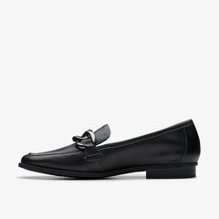Sarafyna Iris Loafer Black Soft | Clarks for sale