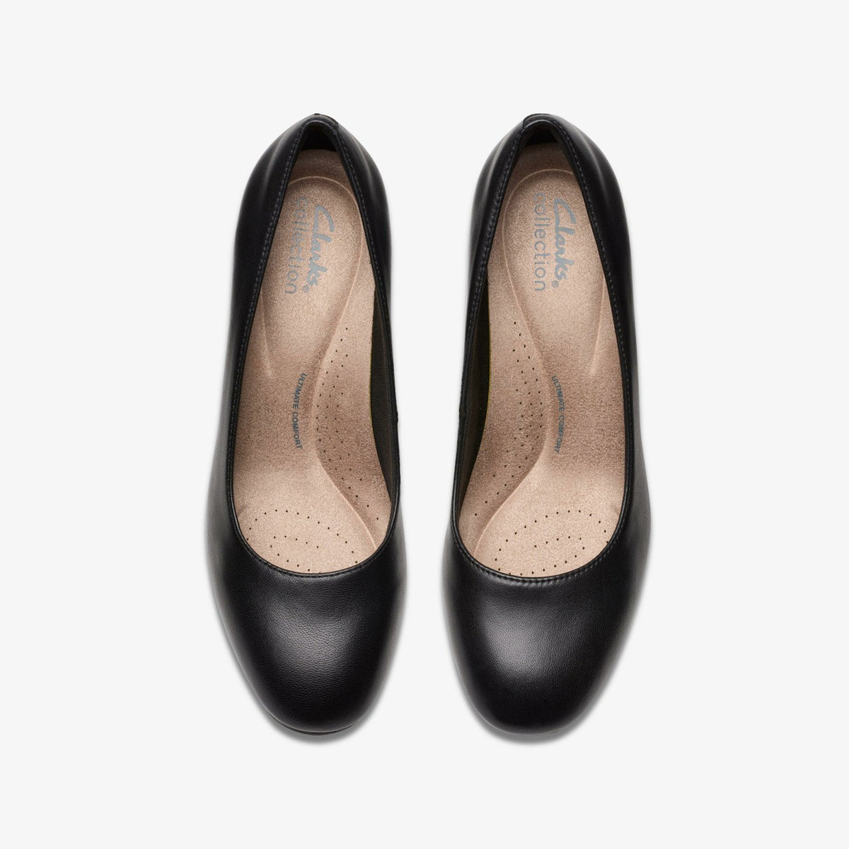 Olivette Pearl Black Leather | Clarks on Sale