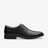 Eldredge Plain Black Leather | Clarks Sale