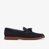 Torford Tassel Navy Suede | Clarks outlet
