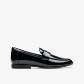Finja Bright Older Black Patent | Clarks outlet