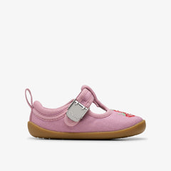 Roamer Grow Toddler Pink Canvas | Clarks on Sale