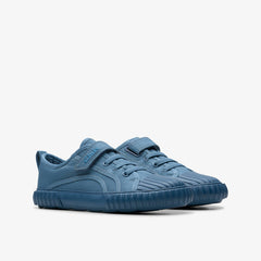 Foxing Stitch Kid Blue Fabric | Clarks for sale