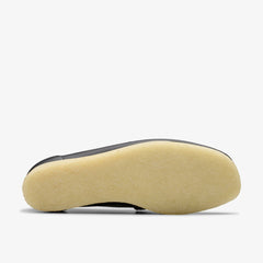 Wallabee Loafer HBIT Black/White Leather | Clarks online
