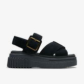 Evamar Wish Black Suede | Clarks outlet