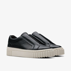 Mayhill Bay Black Leather | Clarks on Sale