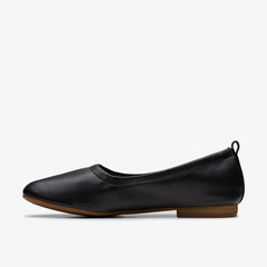 Fawna Soft Black Leather | Clarks for sale