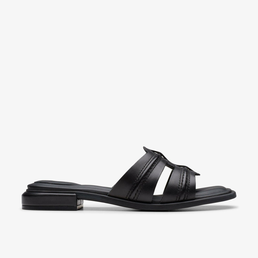 Ariany Mule Black Leather | Clarks on Sale