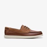 Bratton Boat Dark Tan Leather | Clarks online