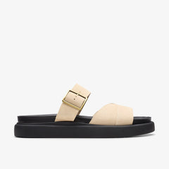 Aristella Mule Ecru Suede | Clarks online