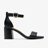 Ezoria Mae Black Leather | Clarks on Sale